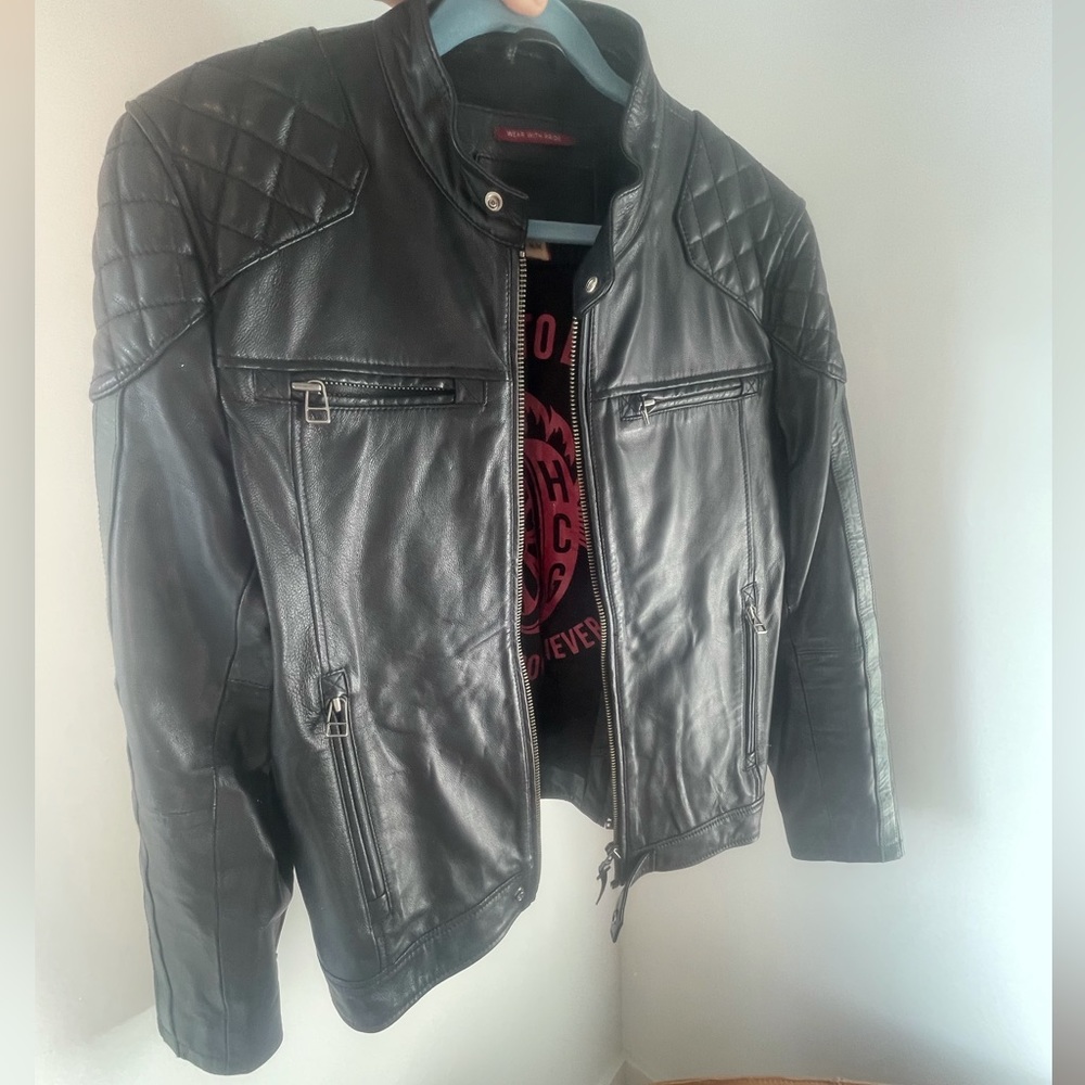 Real Argentine leather jacket. Never worn! Size M